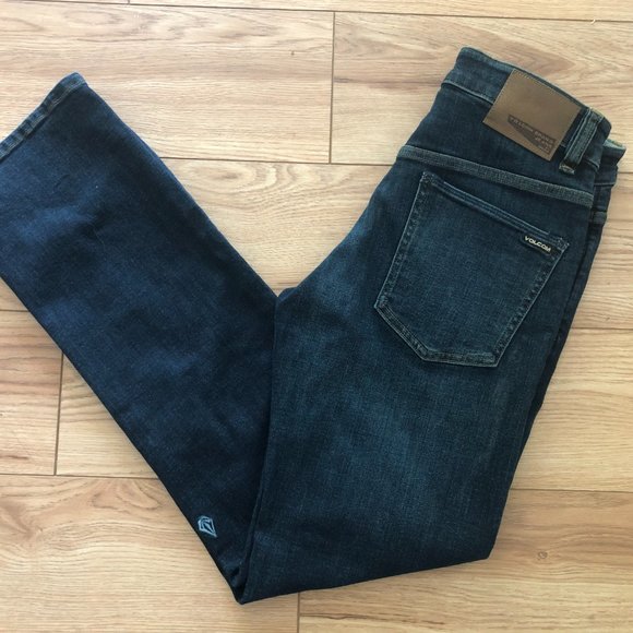 VOLCOM Solver Modern Straight Jeans Mens Size 28 - Picture 3 of 6